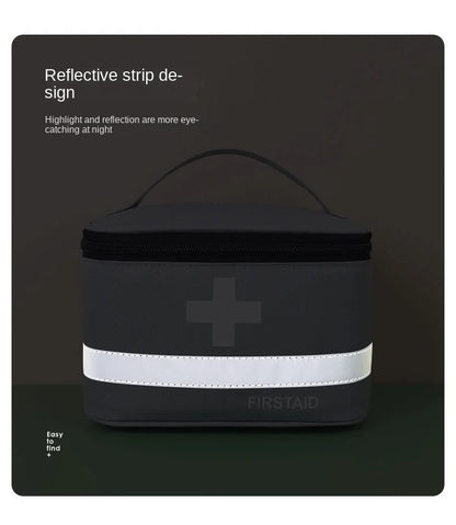 Portable First Aid Kit, Medicine Storage Bag, Outdoor Rescue Bag, Household Children's Large Capacity Medical Kit, Storage Organize