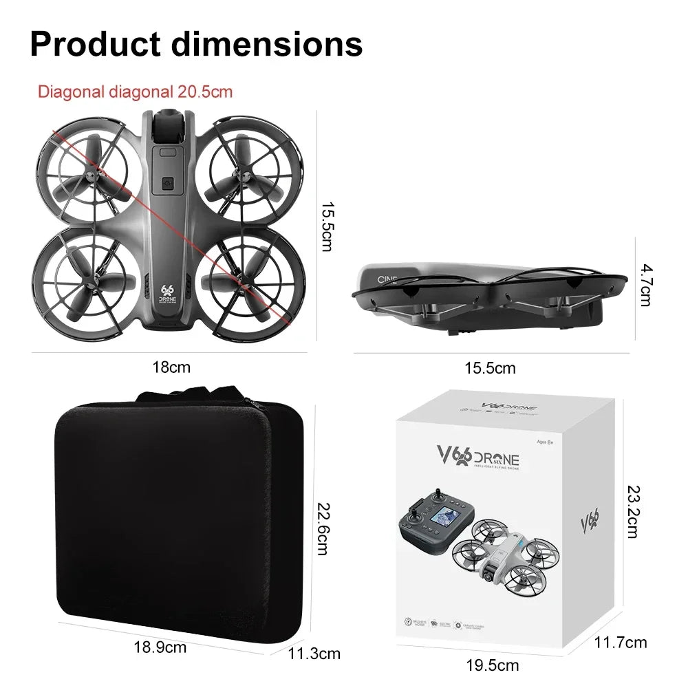 For Genuine V666 Drone Professional WIFI 5G Drone Obstacle Avoidance Brushless Altitude Headless Mode RC Quadcopter FPV Toys