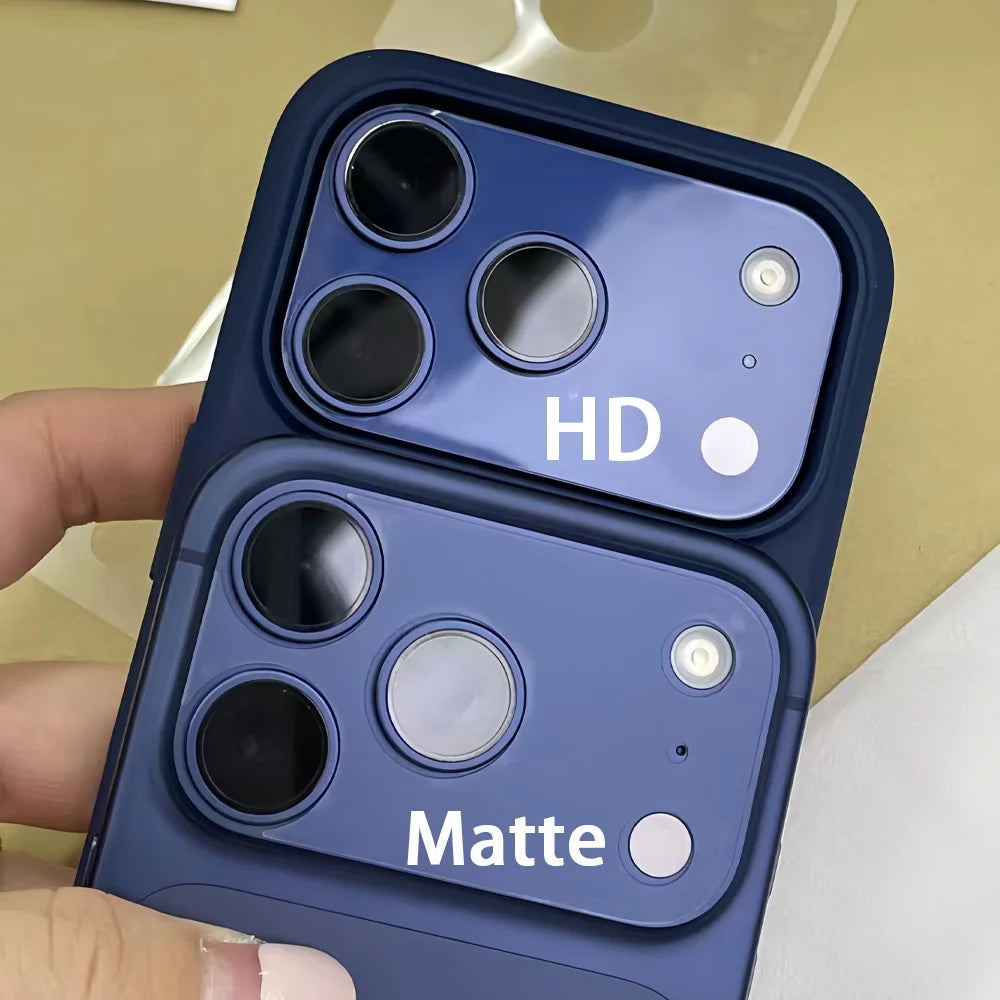 5 Pcs HD / Matte Lens Fibre Base Protective Film For iPhone 17 Pro 17 Pro Max Transparent Fiber Hollow Lens Chassis Film 17Pro