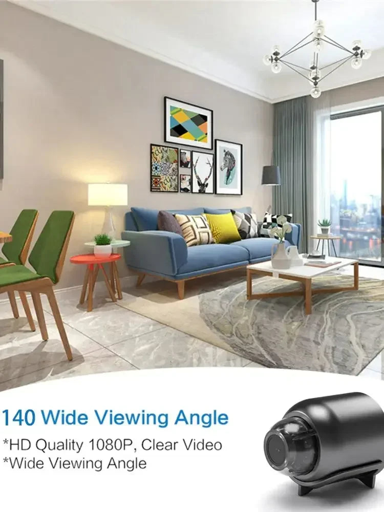 Nanny Camera, HD Security Wireless Video Motion Detection Ultra-small Night Vision Baby Nanny Camera, Smart Home Cam