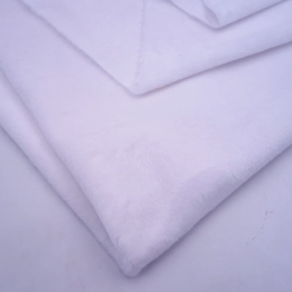Tela Minky de 160 cm/63 pulgadas de ancho, tela de felpa súper suave para muñecas y franela suave para juguetes de bricolaje, se vende por metros