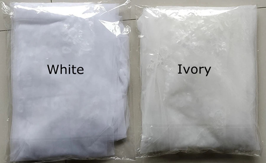 Wedding Veil Lace Edge Long Luxurious Bridal Veil, Applique Sequins White/Ivory Veil With Comb, Cathedral One-Layer 3M/4M/5M