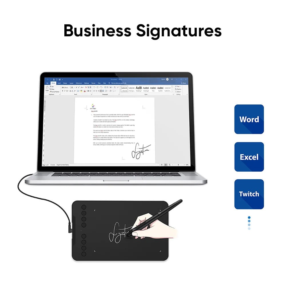 XPPen Deco Mini7 V2 Graphics Tablet, 7*4.3 Inch Digital Drawing Tablet, 8 Keys 16384 Levels 60 Tilt for Art Drawing Signature