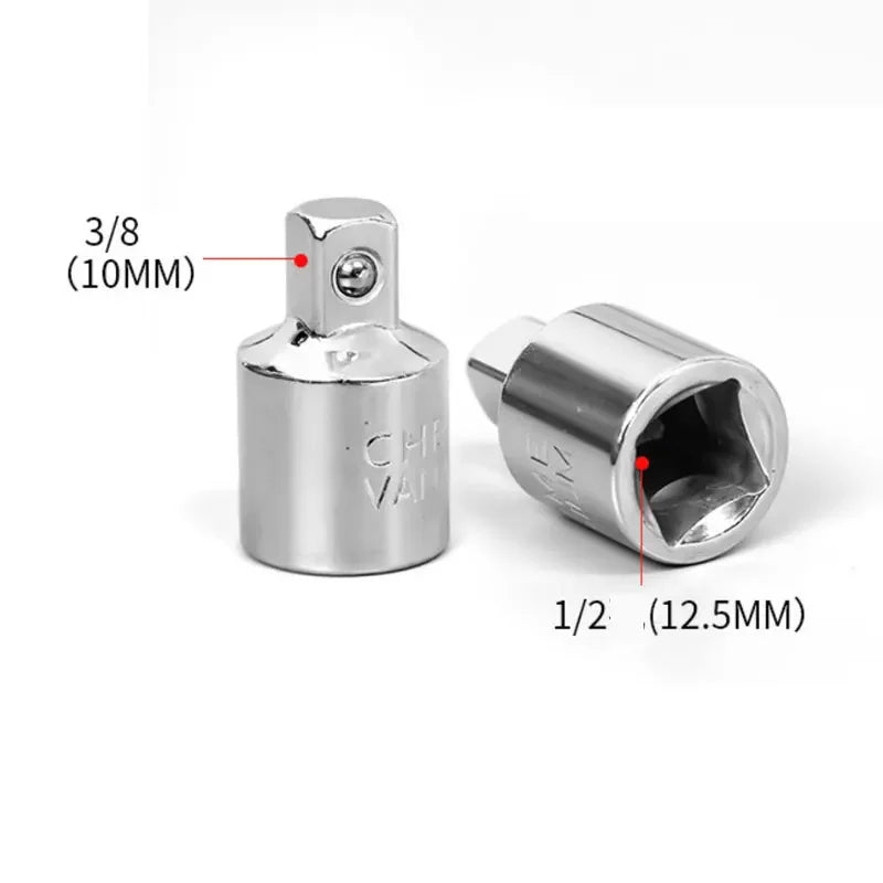 1 Pcs 1/4 3/8 1/2 Ratchet Wrench Socket Adapter Converter Drive Reducer Air Impact Wrench Adapter Repair Hand Tools