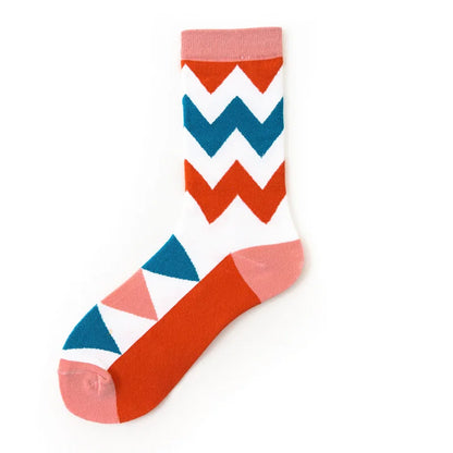 New cotton socks high-quality men's and women's British style casual Harajuku fashion novelty literary couple sexy socks