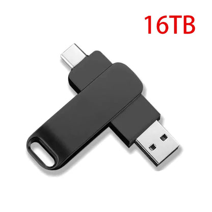 2-In-1 TYPE-C USB Flash Drive 3.2 High-speed PenDrive USB Memory Stick Real Capacity Pen Waterproof Flash Disk Pen Drive