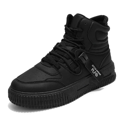 New Fashion Men's Sneakers Soft Comfortable Non Slip Wear Resistant Sole Daily Casual Men Shoes Preppy Winter Skate Ankle Boots