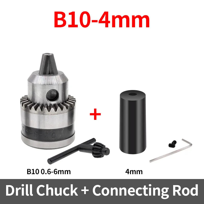 1PCS JT0 B10 B12 0.6-6mm 0.3-4mm 1.5-10mm Drill Chuck Adaptor Connecting Rod Shaft Sleeve Steel Copper Coupling 4/5/6/8/10/12mm