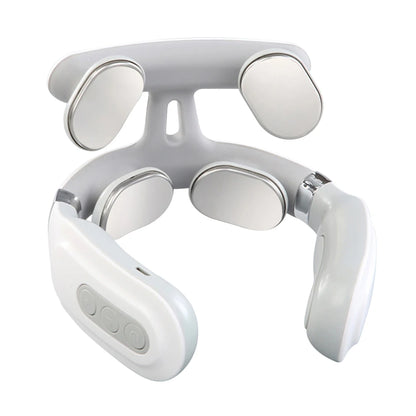 4 Head Electric Back Massage Instrument USB Rechargeable Spine Protection Massager Vibration Massage Instrument for Home Office