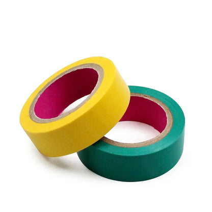 Cinta aislante de color de PVC resistente al desgaste, ignífuga, sin plomo, impermeable, para electricista, blanca, negra, roja, azul, verde