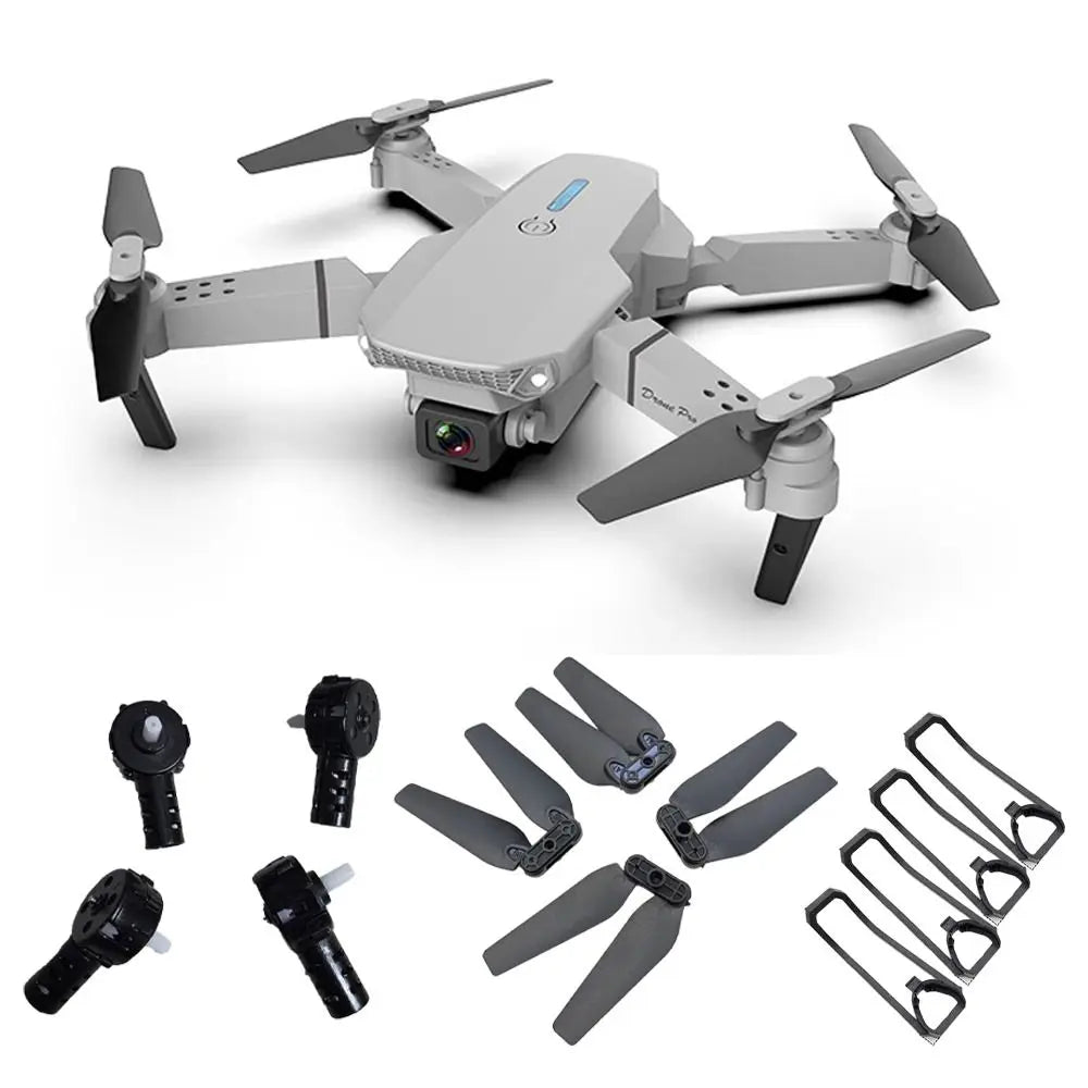 4 Pcs Plastic RC Drone Propeller Blade Universal Easy Install Crash Guard Cover RC Quadcopter Parts Plastic for E88 E88Pro