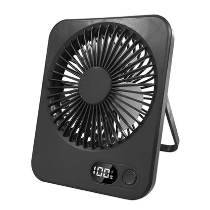 Portable Desk Fan Mini Foldable Table Fan With 5 Gear USB Rechargeable Wall Hanging Fan Student Desktop Fan For Office Home
