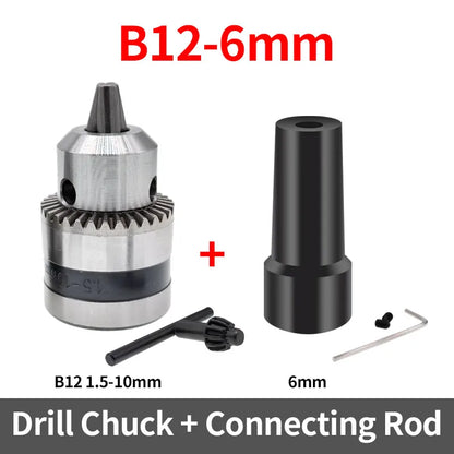 1PCS JT0 B10 B12 0.6-6mm 0.3-4mm 1.5-10mm Drill Chuck Adaptor Connecting Rod Shaft Sleeve Steel Copper Coupling 4/5/6/8/10/12mm