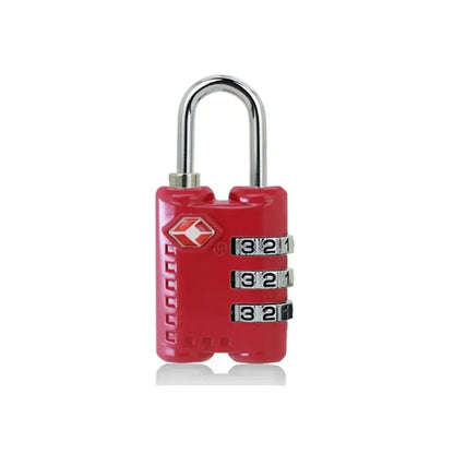 High Security TSA Customs Lock Overseas Customs Clearance Trolley Luggage Suitcase Backpack Password Padlock with Steel Cable