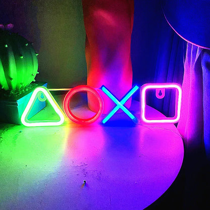 LED Neon Signs for Bedroom Wall Decor, USB Powered Switch LED Neon Light for Game Room, Living Room, Teen Gamer Room Decoration
