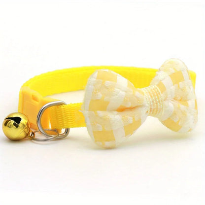 1 Piece, Adjustable Plaid Cat Collar Tie Knot, Perfect for Festive Dressing and Everyday Wear