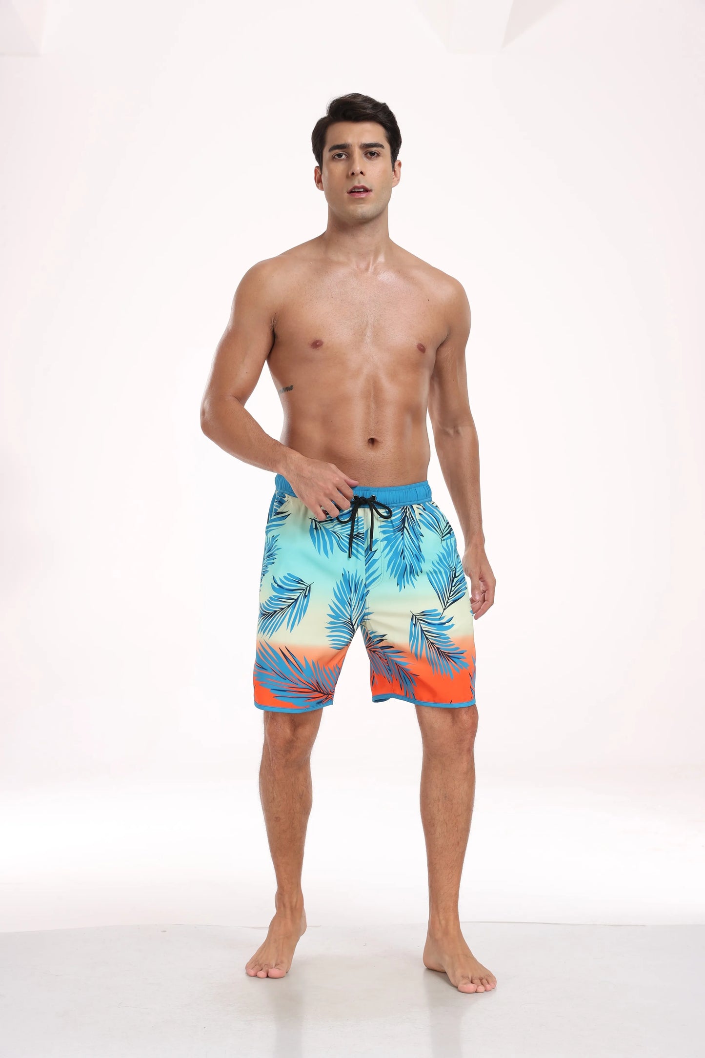 Summer men's hot selling beach pants, casual vacation printed men's pants, comfortable and breathable street clothing