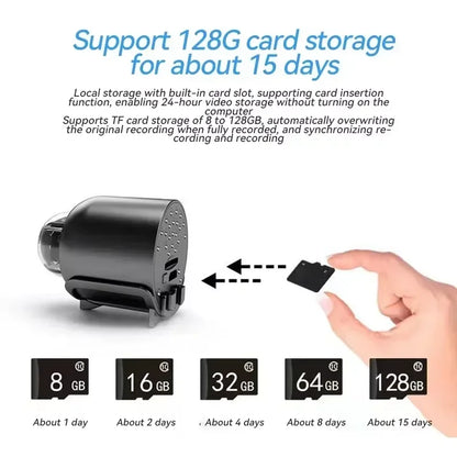 X5 Mini Camera 1080P Clear Night Vision Lightweight Portable Premium Cams Motion Detection Wireless WiFi Surveillance Cam 2026