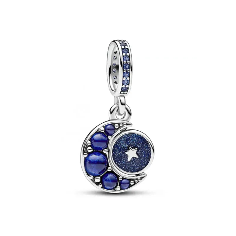 New Hot Selling Blue Pentagram, Butterfly Bead Turtle, Fish Pendant Suitable for European Original Bracelet DIY Exquisite Jewelry