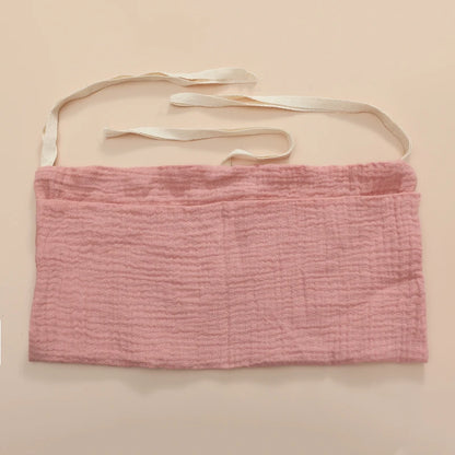 100% Cotton Baby Crib Storage Bag Multifunctional Newborn Bed Headboard Organizer For Kids Baby Bedding Diaper Bag