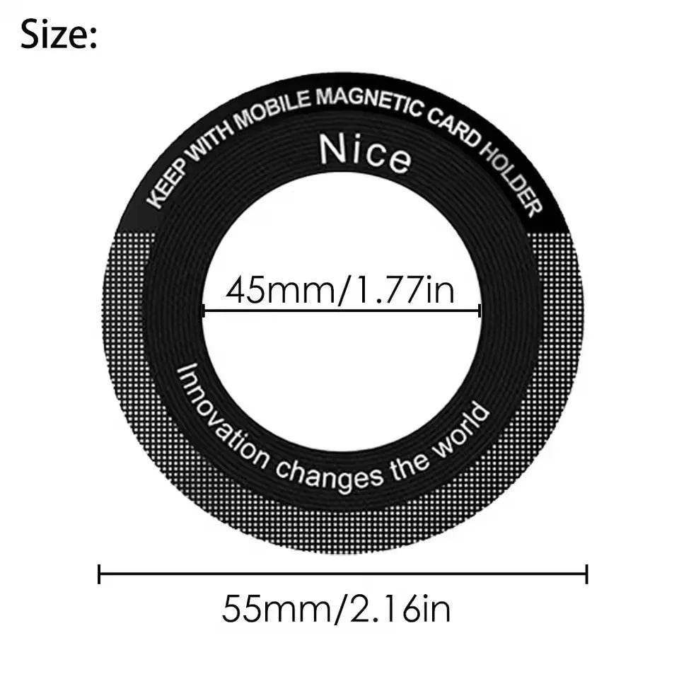 Upgraded 360° Vacuum Magnetic Phone Holder, Magnetic Car Phone Mount, Hands-Free Suction Cup Phone Holder for Car/ Gym/ Mirror