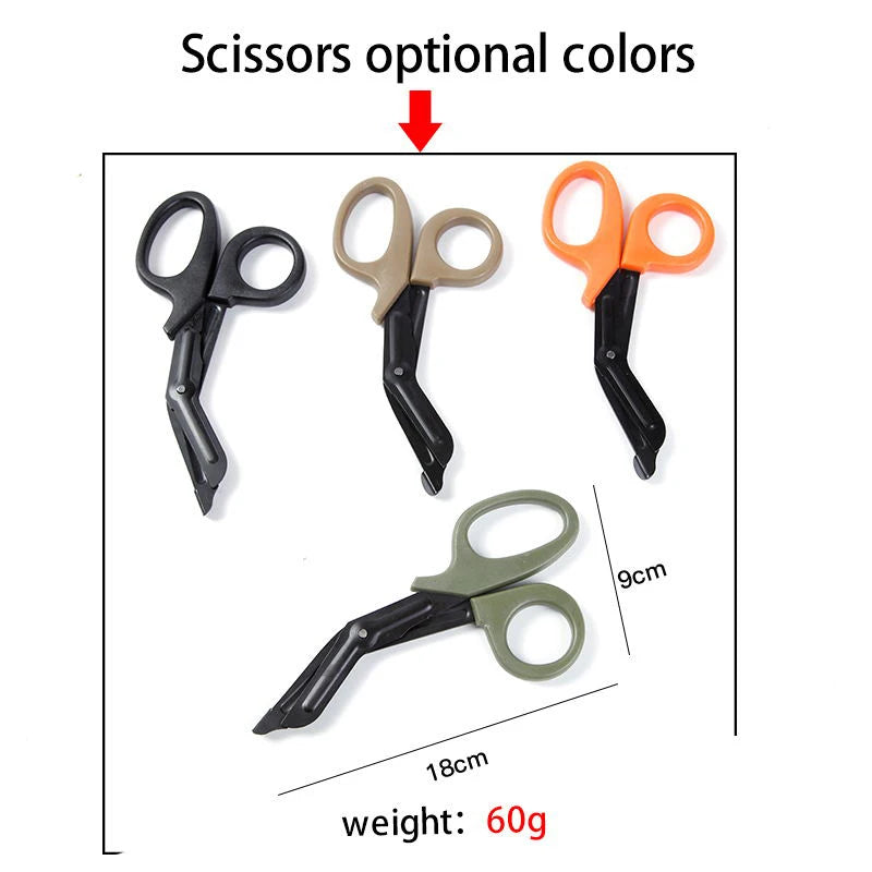 First Aid Kit Tourniquet Molle Survival Set Pouch Nursing Holder Scissors Bag Outdoor Equipment