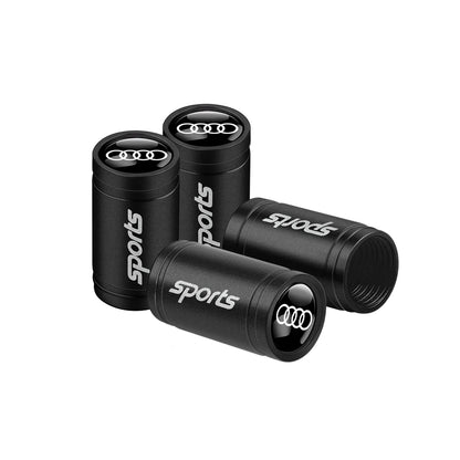 Tapas de válvula de neumático para coche con logotipo, accesorios para Audi Sline RS S TT A1 A2 A3 A4 A5 A6 A7 A8 8P B6 B7 B8 C5 C6
