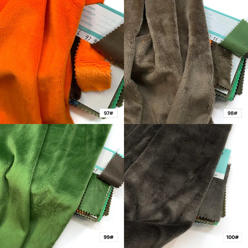 45x50cm 34~66# Plush Fabric For Sewing 5mm Pile Length 100 Polyester Hair Material For Popular Cotton Dolls DIY Handmade Fabric