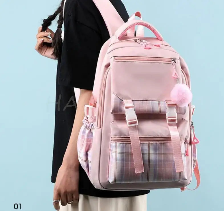 Backpack Lovely Capybara Print Women Laptop Computer Large Capacity School Backpacks for Girls Teenage Packsack 4 Color Gift