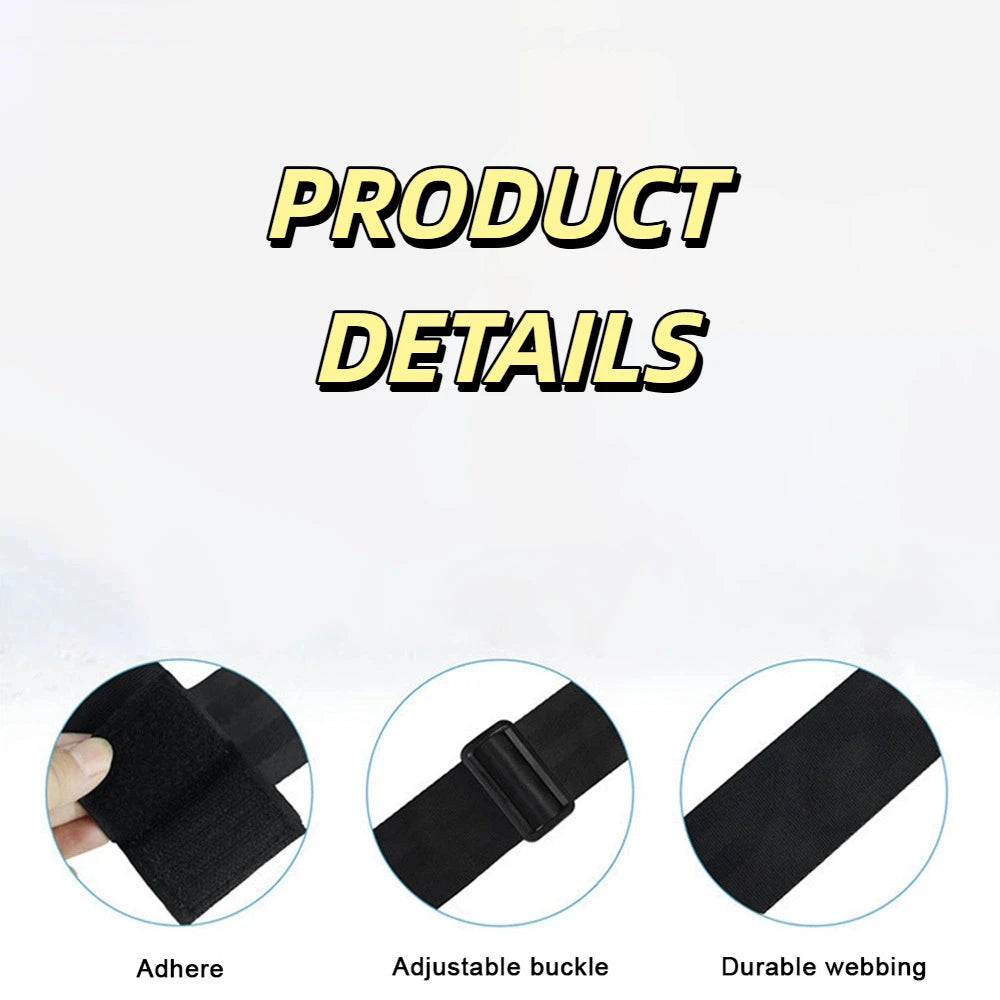 Multi-Color Adjustable Ski Shoulder Strap - Portable Snowboard Carrier for Adults & Kids