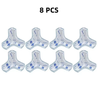 4/8/10/12Pcs Baby Safety Silicone Protector Table Corner Edge Protection Cover Transparent Anti Collision Soft Guard Home Tool
