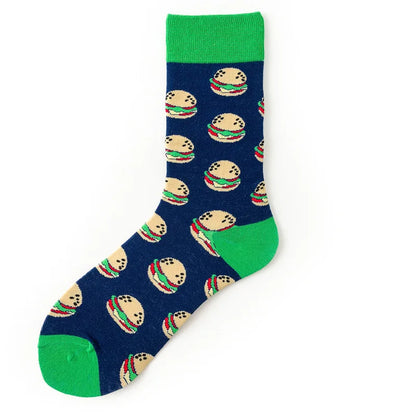 New cotton socks high-quality men's and women's British style casual Harajuku fashion novelty literary couple sexy socks