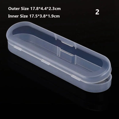 Various Shapes Plastic Transparent Storage Box, Small Items Sundries Organizer Case, Jewelry Earrings Rings Beads Container Tools