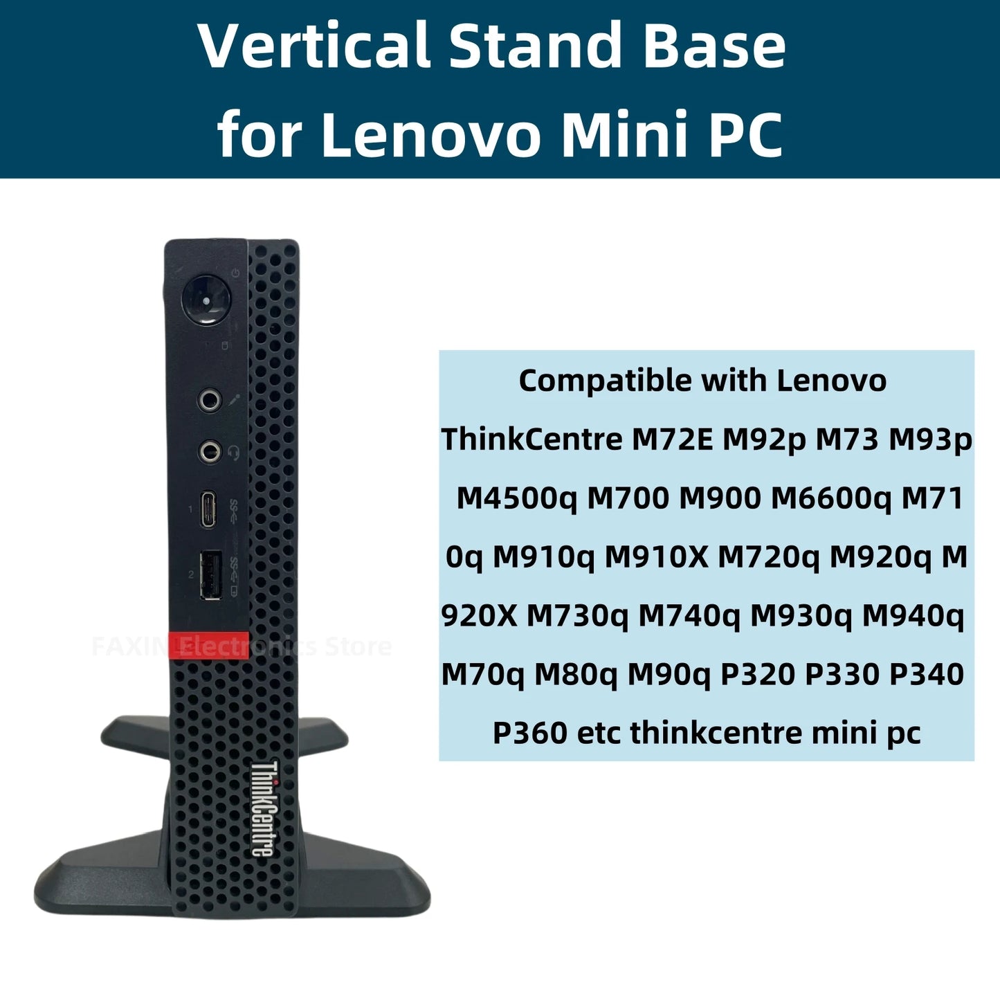 Para la base del soporte vertical Lenovo ThinkCentre M93p M4500q M700 M900 M6600q M710q M910q M910X M720q M920q M920X M730q M740q M930q