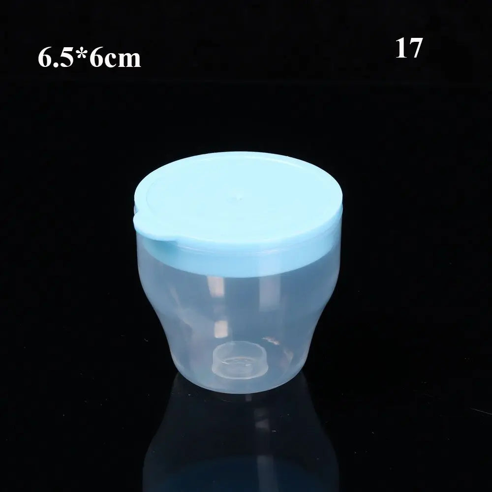 Various Shapes Plastic Transparent Storage Box, Small Items Sundries Organizer Case, Jewelry Earrings Rings Beads Container Tools