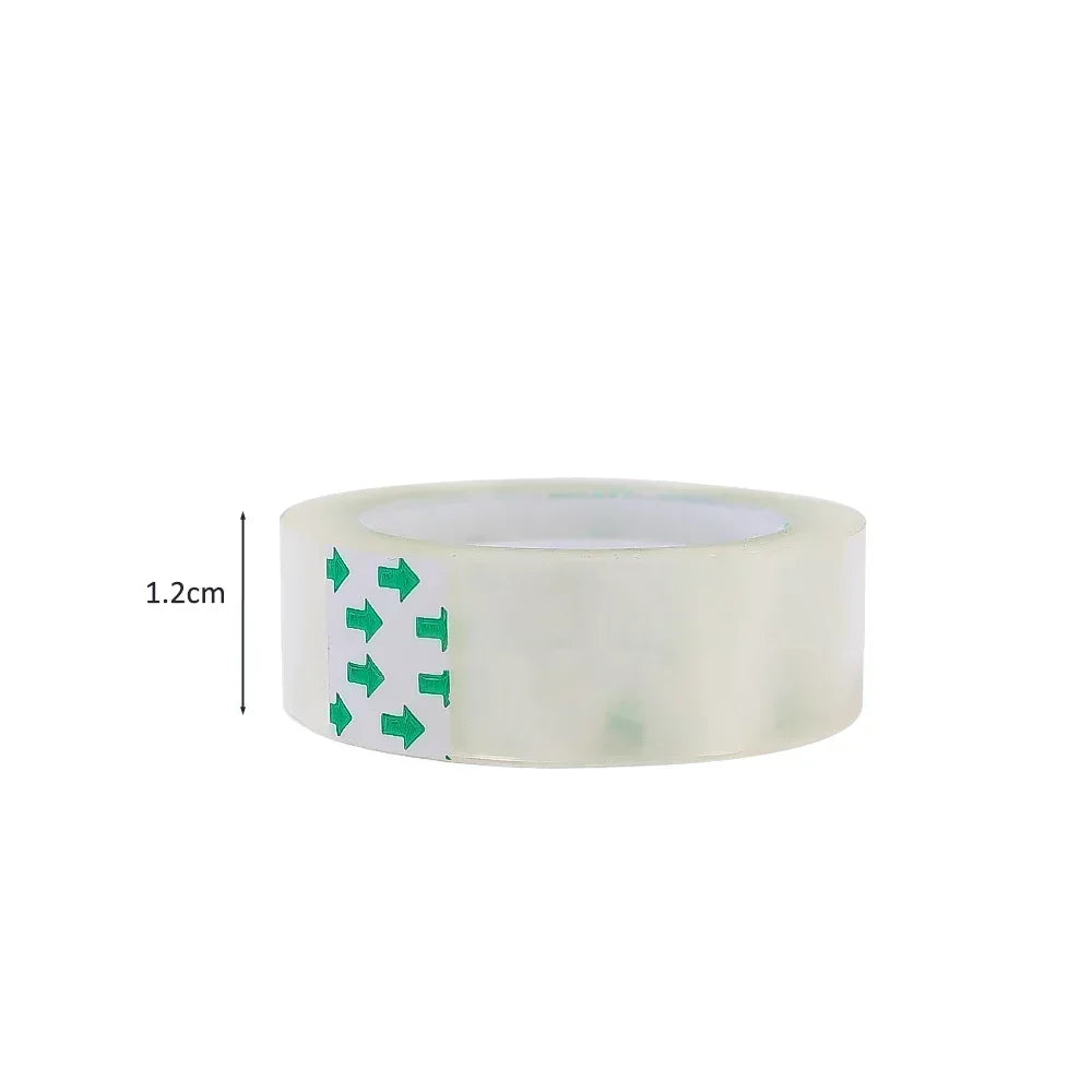 10/5/1 Rolls, Premium Transparent Tape, 0.8cm 1.2cm 1.8cm, Multifuntion High-viscosity Adhesive Tape for Gift Wrapping Packing