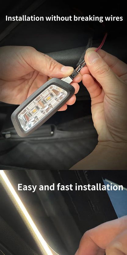 12V DIY environment light strip, car trunk LED light strip, high brightness, used for interior decoration of vehicles, tailgate