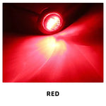 10/20 PCS Mini Round LED Side Marker Light High Brightness 12-24V Truck Trailer Auto Indicators Clearance Light Universal