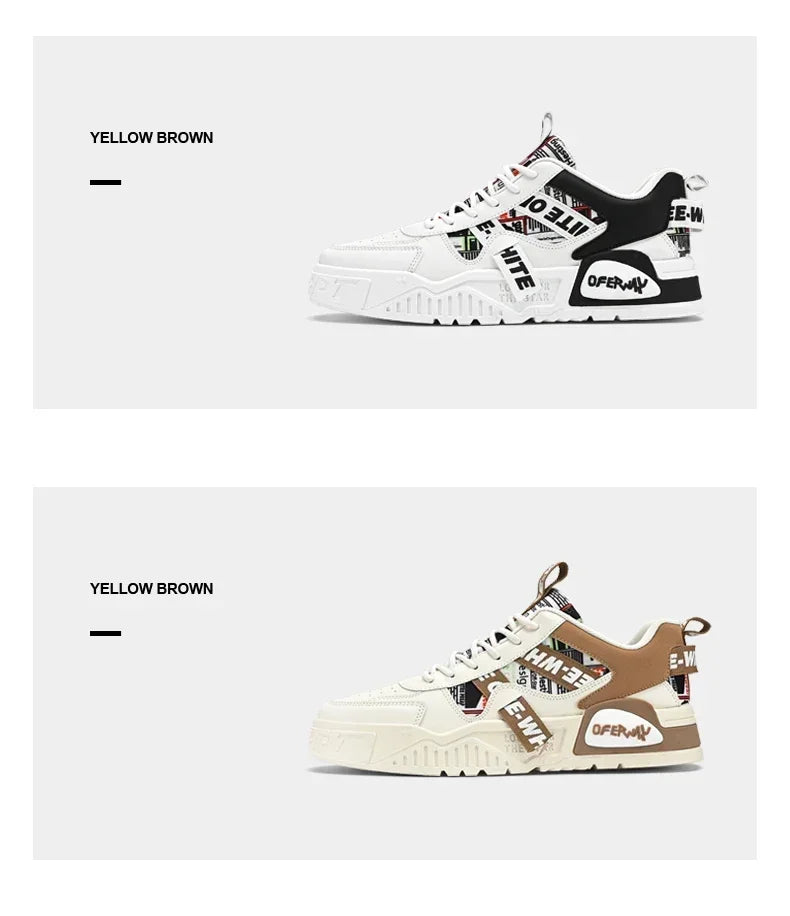 New Skateboard Mens Shoes Summer Sneakers Leather Casual Fashion Outdoor Running Sports Hiking Tennis Platform Designer Luxury