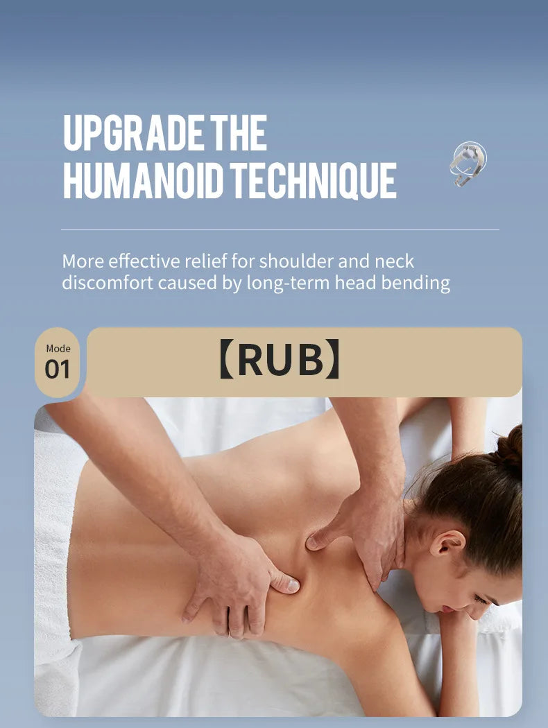 Foreverlily 26W Brushless Motor Neck and Shoulder Massager, Wireless Shoulder and Back Kneading Massage Shawl, Neck Masajeador