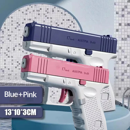 Summer Water Gun, Non-Electric, High-Pressure, Fully Automatic Shooting, Water Beach Toy Gun for Kids, Children, Boys, Girls