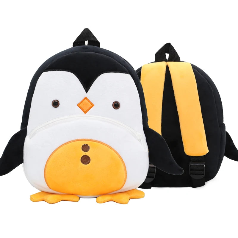 Cartoon Cute Plush Backpack Animal Backpack Boy Girl School Backpack Outing Leisure Bag