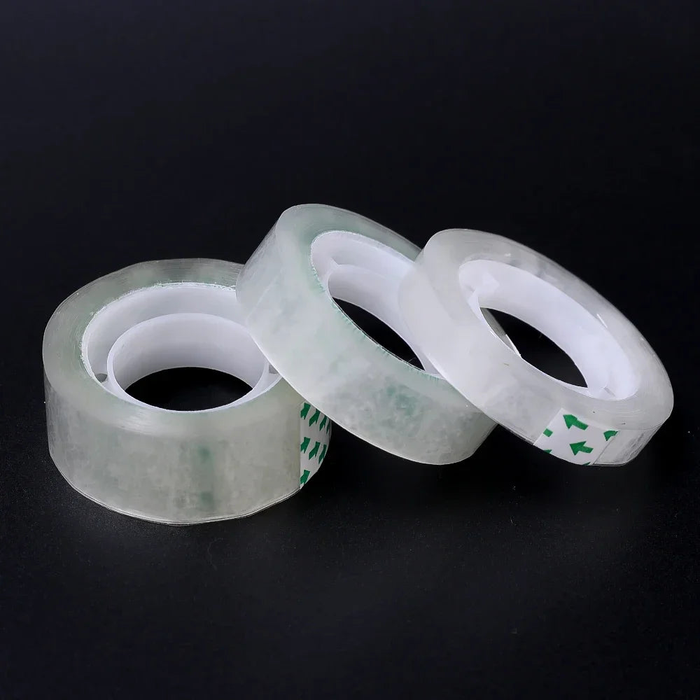 10/5/1 Rolls, Premium Transparent Tape, 0.8cm 1.2cm 1.8cm, Multifuntion High-viscosity Adhesive Tape for Gift Wrapping Packing