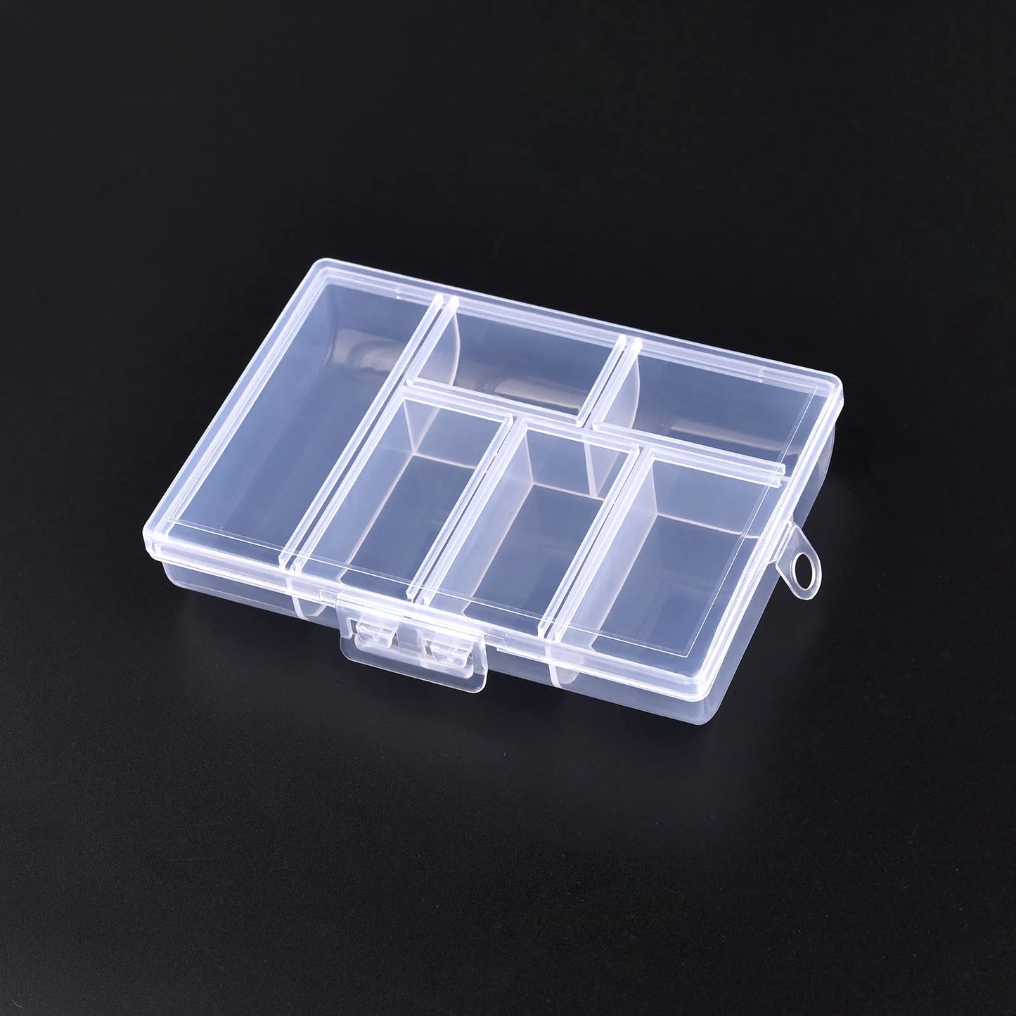 Plastic Transparent Storage Box Jewelry Beads Container Jewelry Tools Accessories Box Small Items Sundries Organizer Case