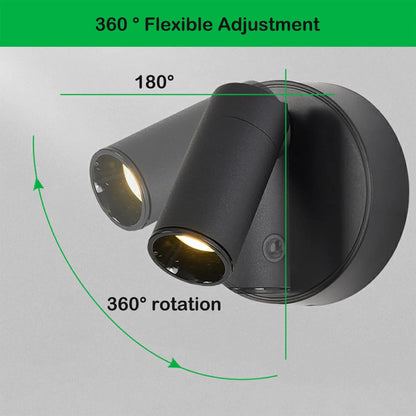 Battery Operated Spotlights, Indoor LED Wireless Spotlight, Indoor 13 Color Uplights with Rotatable Light Head, Stick-on Wall Hallway