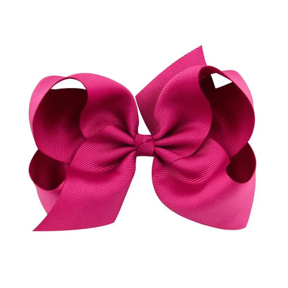 1PC Grosgrain Ribbon Solid Color Hair Bows Clip Girls Hair Clips Hairpins Barrettes Kids Baby Hair Accessories Wholesale