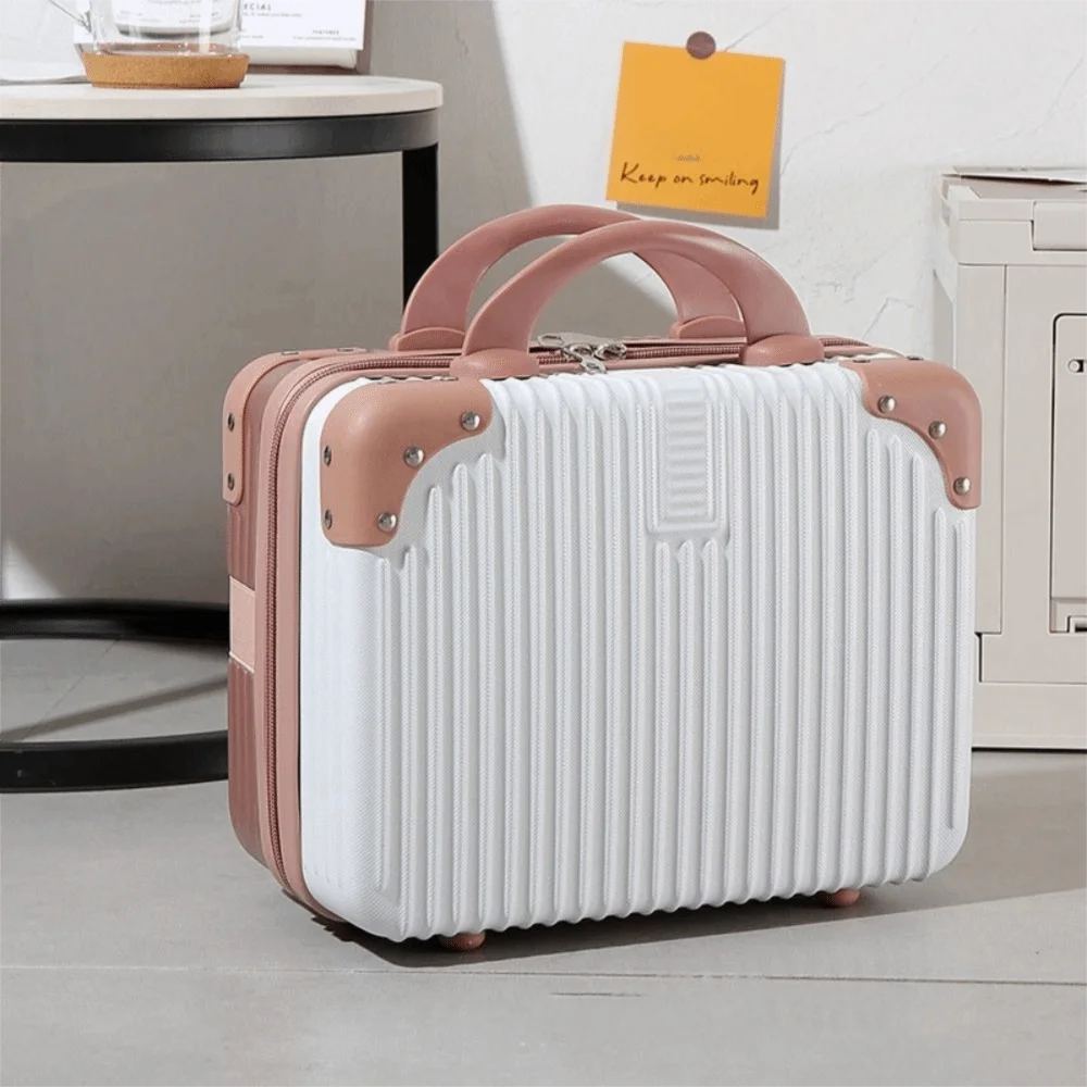 Hot Sales 14 inch Travel Suitcase Hand Mini Cosmetic Box Organizer Luggage Boarding Case For Women Travel Tote