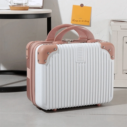 Hot Sales 14 inch Travel Suitcase Hand Mini Cosmetic Box Organizer Luggage Boarding Case For Women Travel Tote