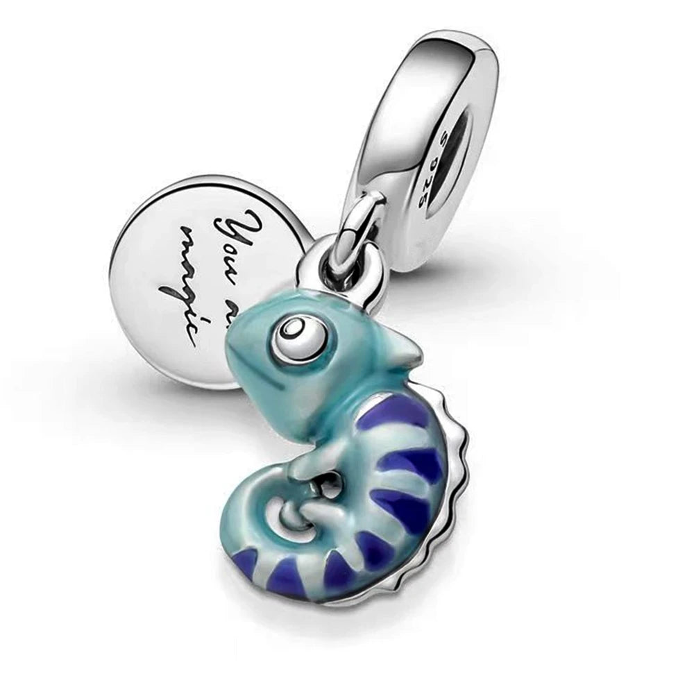 Sterling Silver Hot Sale  Ocean World Series Sea Turtle Starfish Little Crab Octopus Fashion Bead Fit Lady Bracelet DIY Jewelry