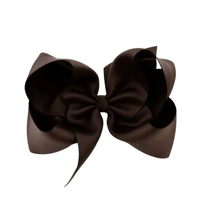 1PC Grosgrain Ribbon Solid Color Hair Bows Clip Girls Hair Clips Hairpins Barrettes Kids Baby Hair Accessories Wholesale